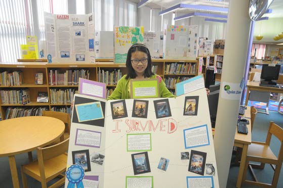'Survived' author meets eager readers at Hess school